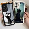 Coque de téléphone souple 'Healing Sense Cat Rain' pour Xiaomi Poco X7 X6 X5 Pro X4 Gt X3 F7 Ultra M8 M7 Redmi 15C 15 14C 13 13C 12 12C 10 10