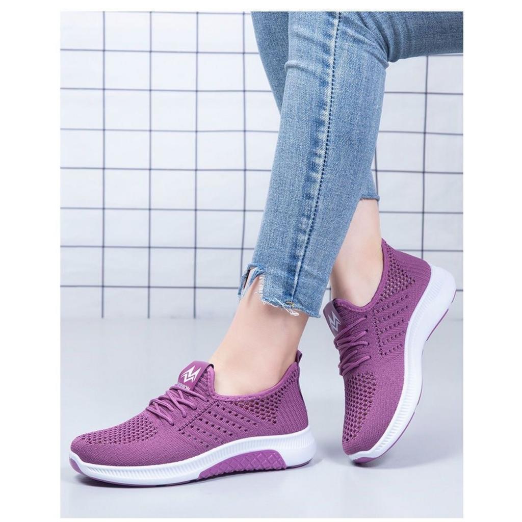 Summer Hollow Breathable Cloth Shoes with Mesh Surface, Soft Sole, Anti Slip, Versatile Casual Sports Women's Shoes