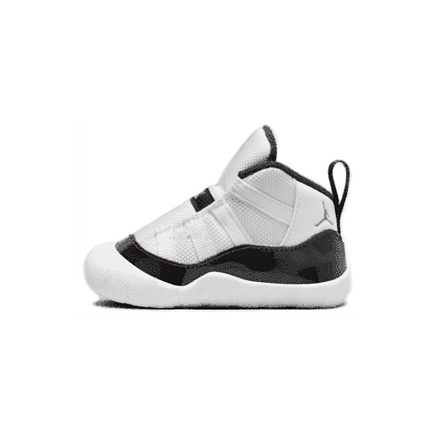 

Новые кроссовки Jordan Air Jordan 11 с амортизацией, износостойкие полувысокие кроссовки для малышей, белые, черные, золотые, для младенцев и малышей CI6165-170 18.5