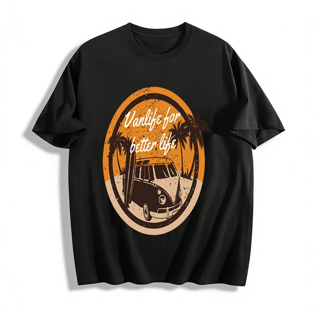 

Vanlife For Better Life T Pure cotton T-shirt XXS