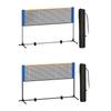 Portable Badminton Net Set Easy Setup Sport for Yard Backyard Game Beach Stainless Steel