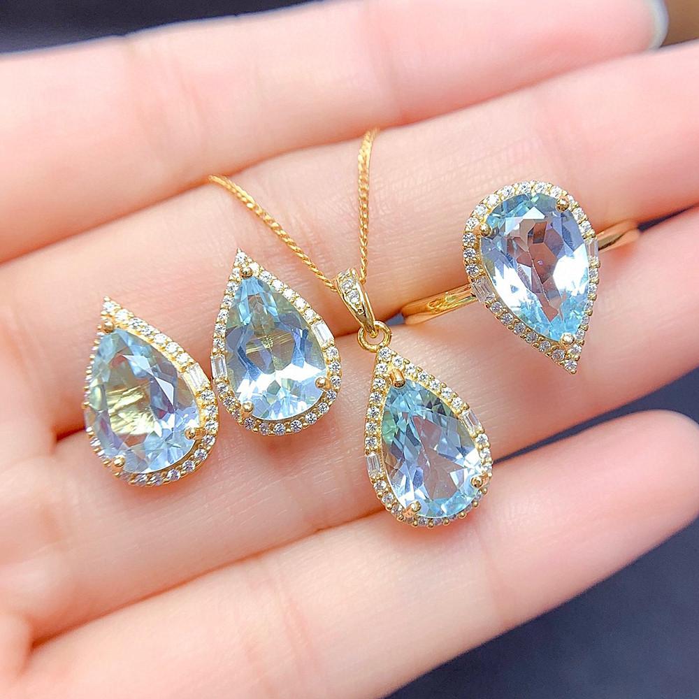 

Модный шарм 2025 года Ювелирный набор с инкрустированными драгоценными камнями Ювелирные изделия Женский подарок для вечеринки Ювелирные изделия resizable&45cm