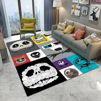  Disney The Nightmare Before Christmas Area Rug Non-Slip Bedroom Kitchen Bathroom Entracne Rug Living Room Washable Carpet