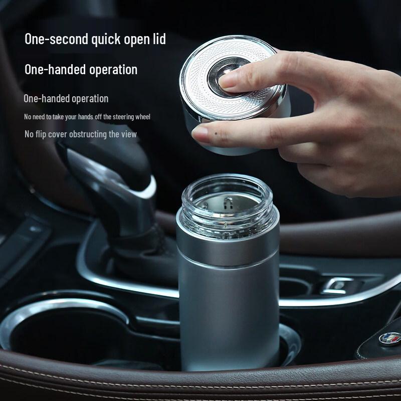 Xihe One-Button Open Stainless Steel Travel Mug