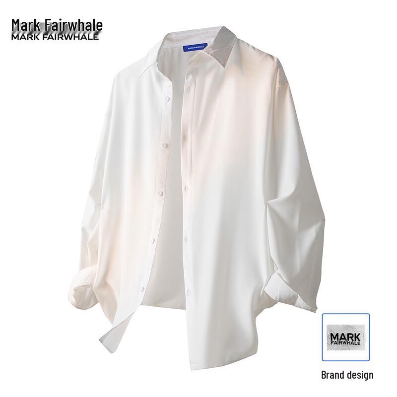Mark Huafei Men s Casual Long-Sleeve Shirt XL