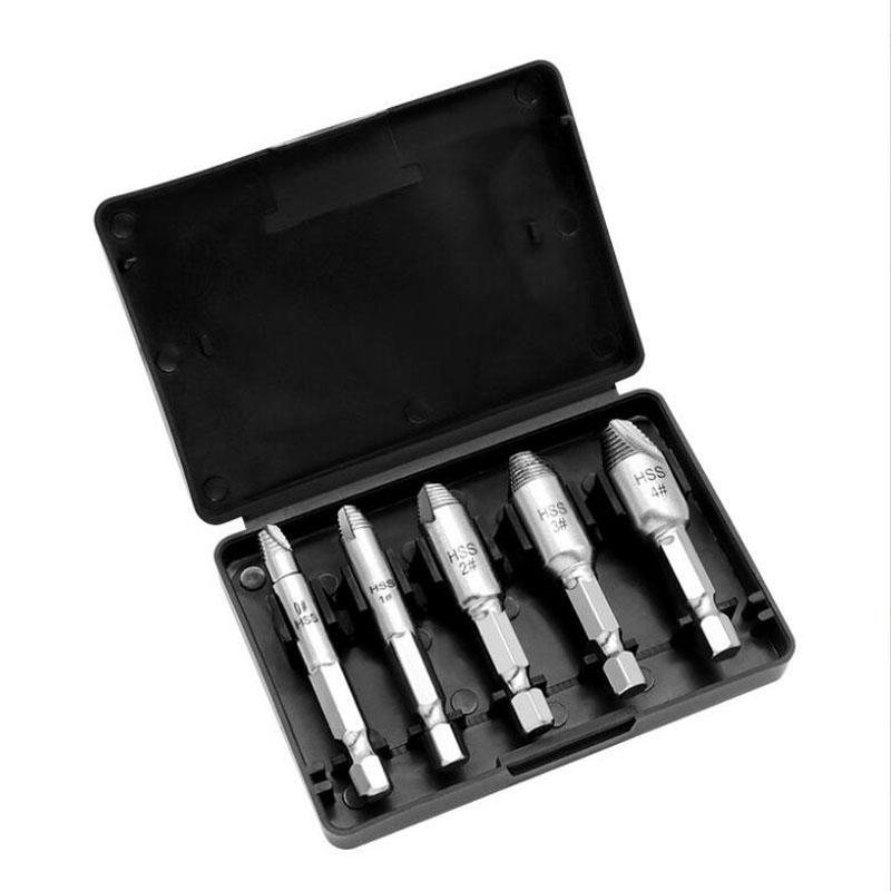 Damaged Screw Extractor Drill Bit High Speed Steel Double Easily Take Out Side Drill Out Broken Screw Remover Bolt