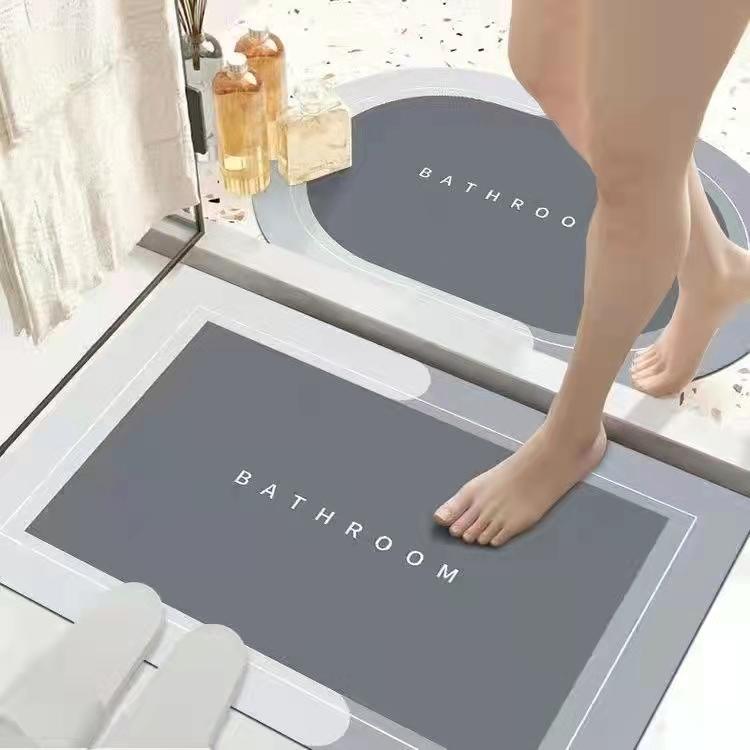 Hot Design Super Absorbent Mat  Non-slip Diatom Mud Bath Mat
