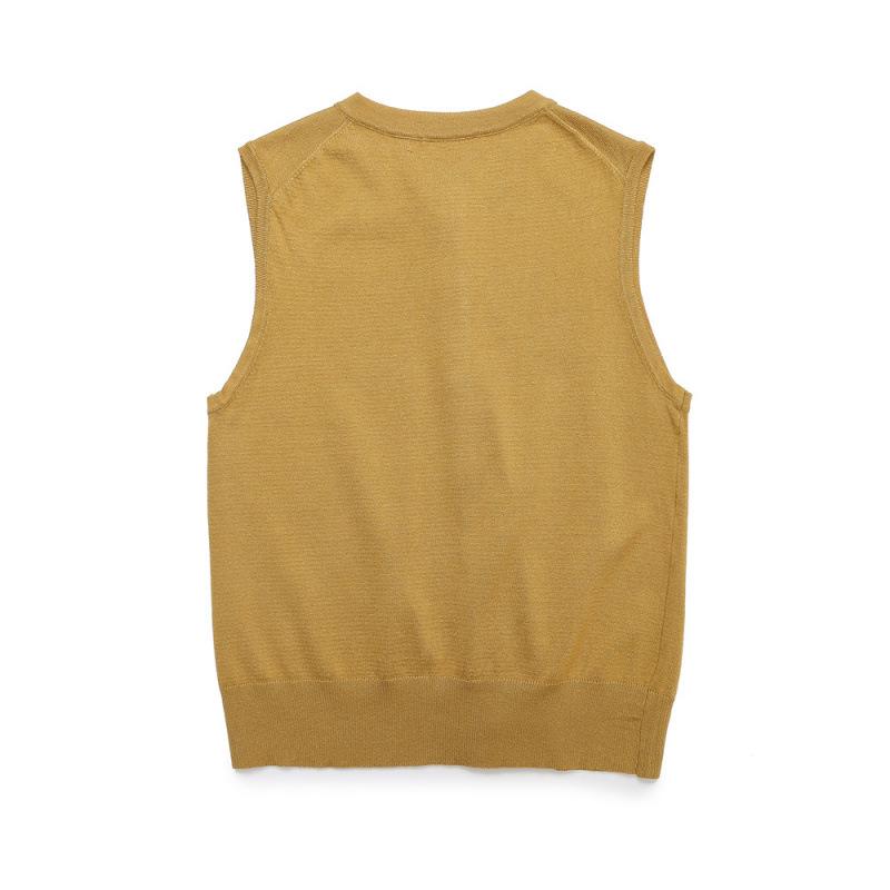 French Spicy Girl Style Sleeveless Ribbed Knitwear Vest