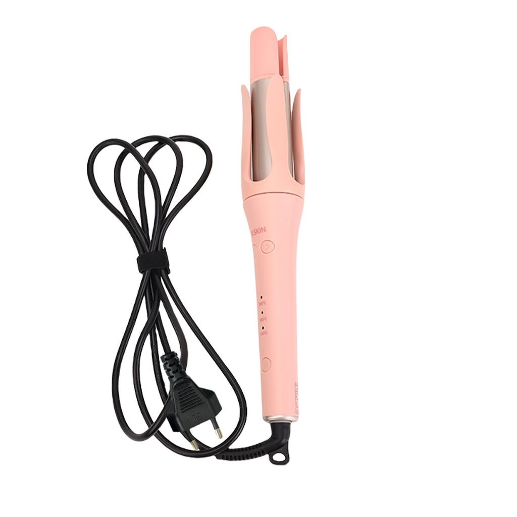 Automatic Hair Curler 3 Temperature Settings Auto Shut Off Anti Scald Rotating Curling Wand for Hair