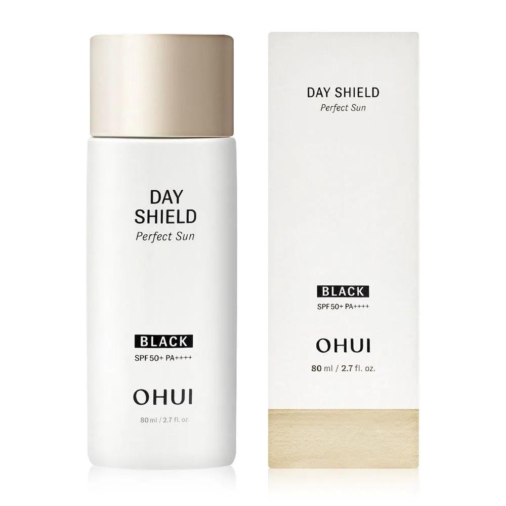 O HUI Day Shield Perfect Sun Black 80ml / Large Size Daily Sun Cream