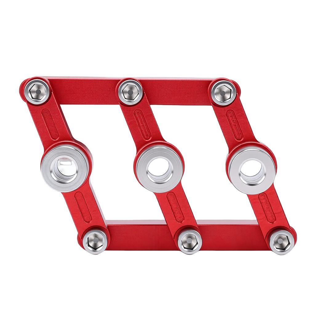 Self Centering Dowel Jig Drill Guide for Woodworking Adjustable Hole Locator with 8 Stainless Steel Bushings Easy to