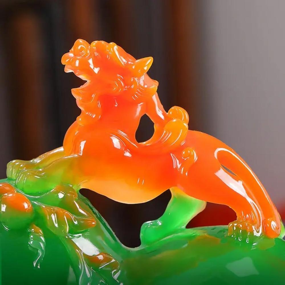 Fortune Gourd Brave Crystal Ornaments Crafts Home Office Living Room Wine Cooler Furnishings Decor