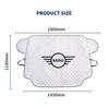 1 pièce Bouclier Neige Hivernal pour Voiture Pare-brise Avant Anti-gel Antigel Pare-soleil Housse Protection Pare-soleil Pour BMW MINI