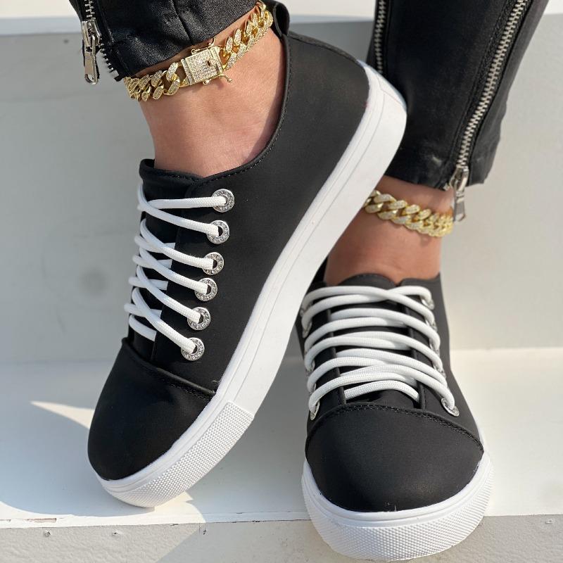 Sportliche Einzel-Schuhe in Übergröße Damen Frühling und Sommer Neu Außenhandel Übergröße Mode Einzel-Schuhe Bequeme und Vielseitige Damen-Schuhe
