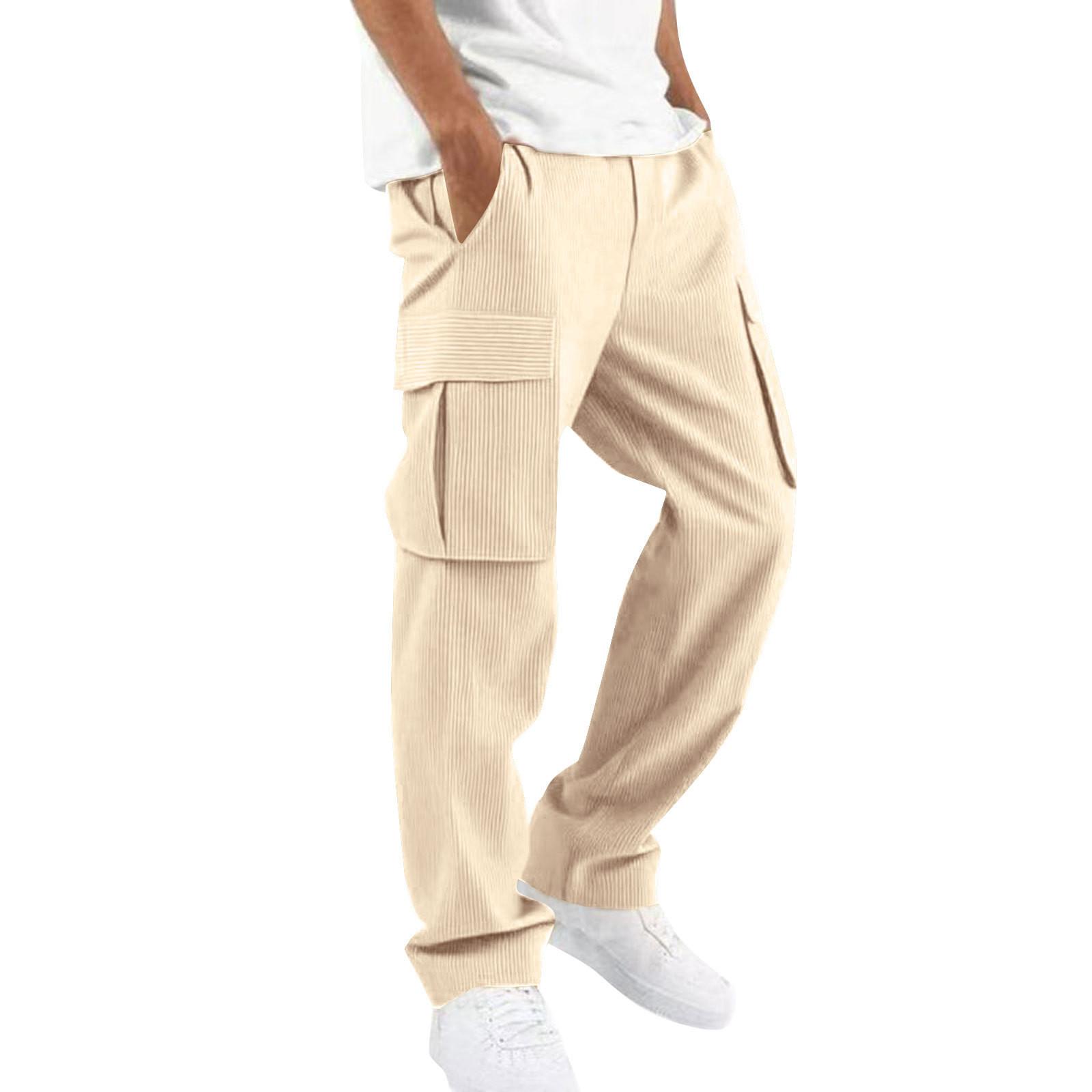 

Мужские брюки, пляжные брюки, однотонные, удобные, дышащие, повседневные, для отдыха L