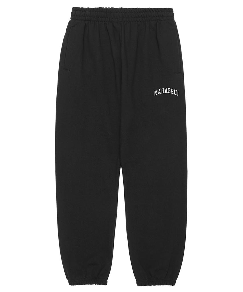 MAHAGRID Varsity Sweat Pant Black(Mg2Csmpa00A)