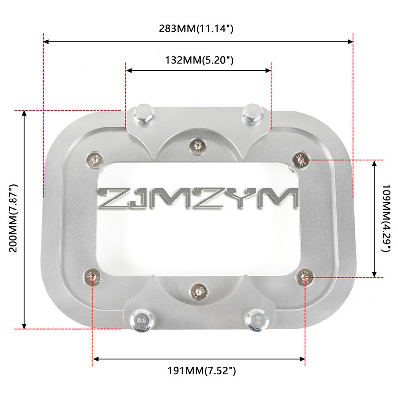 1 Set Aluminum Alloy Battery Relocation Tray Hold Down Mount Bracket For Optima Battery Top 34 34/78 D34 D34/78 34M