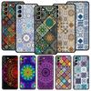 Mandala Flower Totem Phone Case For Samsung Galaxy S23 S24 Ultra S22 S21 S20 FE 5G S10 S10E S9 S8 Plus 20 Silicone Cover Bumper