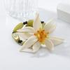 Bracelet Bamboo Flowers Jewelry Set Handmade Floral Ear Studs  Vacation