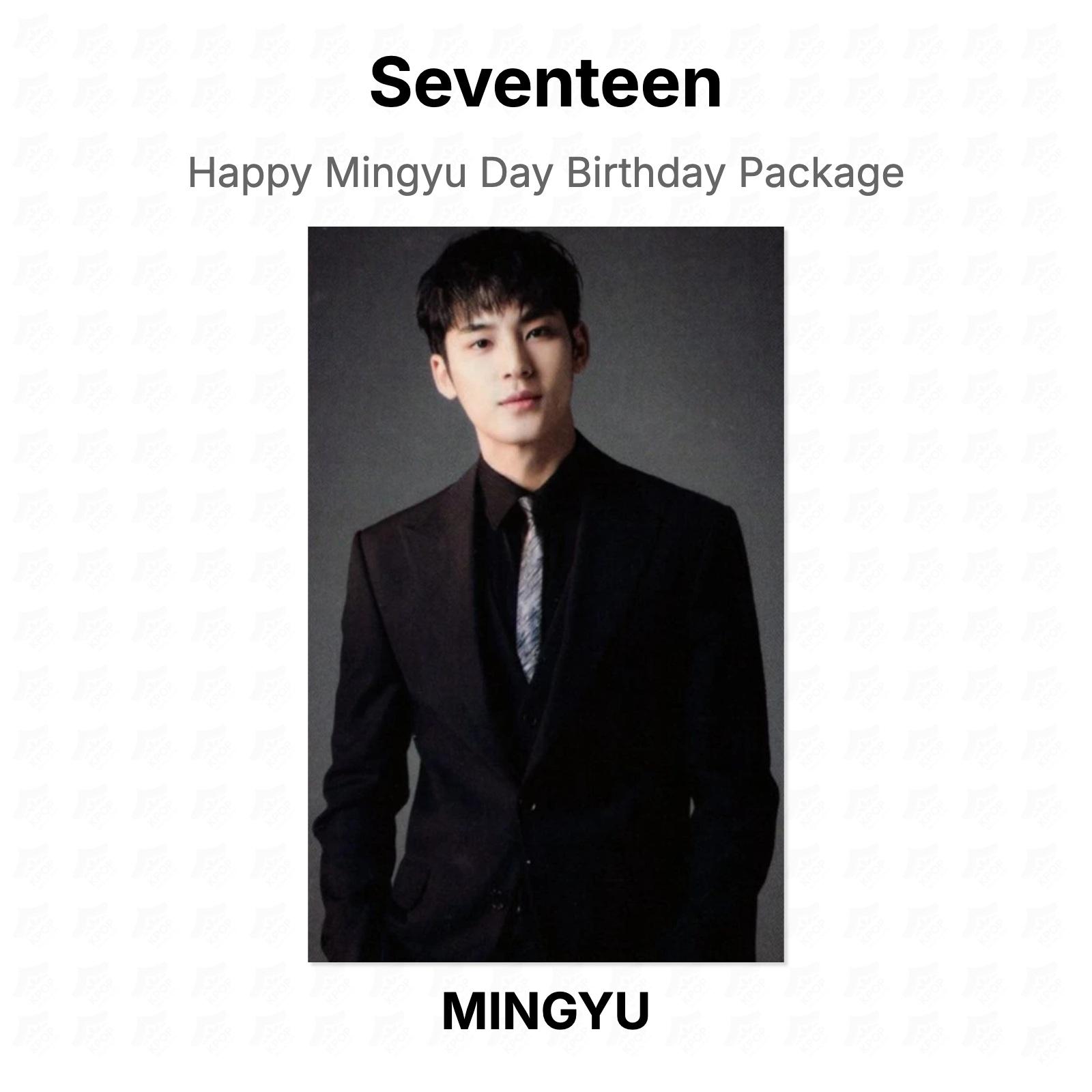 Seventeen Happy Mingyu Day Birthday Package Official Photocard MINGYU