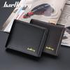 Baellerry Men Short Wallet Classic Design PU Leather Bifold Wallets Vintage Fashion Men Purse Card Holder