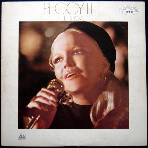 LP Record PEGGY LEE - Let's Love P8511APROMO ATLANTIC 1974 Japan Jazz Used