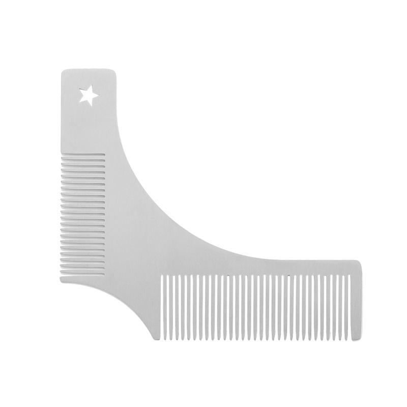 Men's 6-Piece Beard Grooming Kit: Boar Bristle Brush, Iron Alloy Comb, Razor, and Cloth Bag.