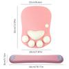 Cute 3D Cat Paw Mouse Pad Soft Silicone Nonslip Mouse Mat For & Home Computer & Mac Laptop Gaming Desk Decor Mousepad