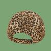 Unisex Fitted Cap Moisture Wicking Baseball Caps with Decorative Loepard Pattern Full Cover Color Easy-Matching