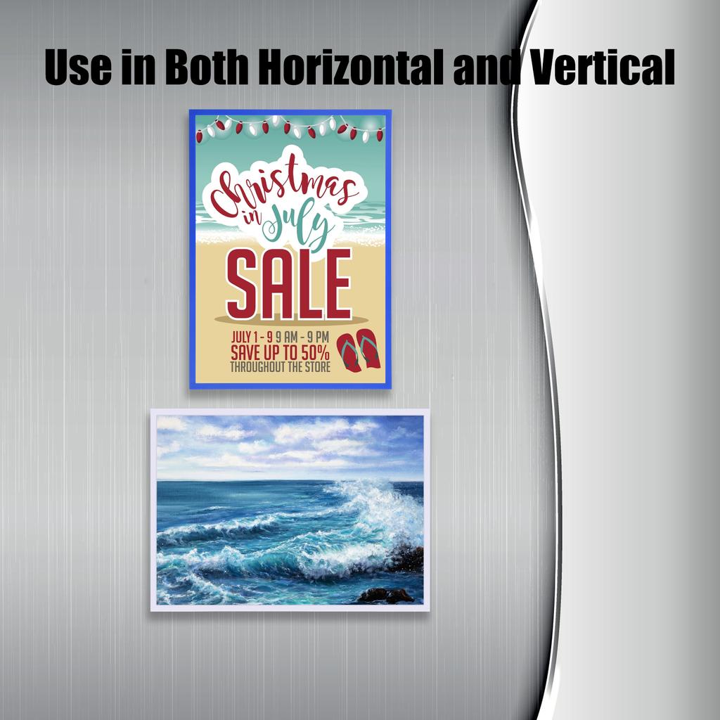 A3 Document Sign Holder Frosted Magnetic File Frame PVC Poster Picture Notice Display Frame for