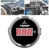 52mm 0‑120 Celsius  Digital Water Temperature Gauge Temp Meter IP67 Waterproof Red Backlit for Car RV Truck Boat