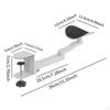 Desk Arm Support Rest Extended Heavy Duty Table Extension Platform