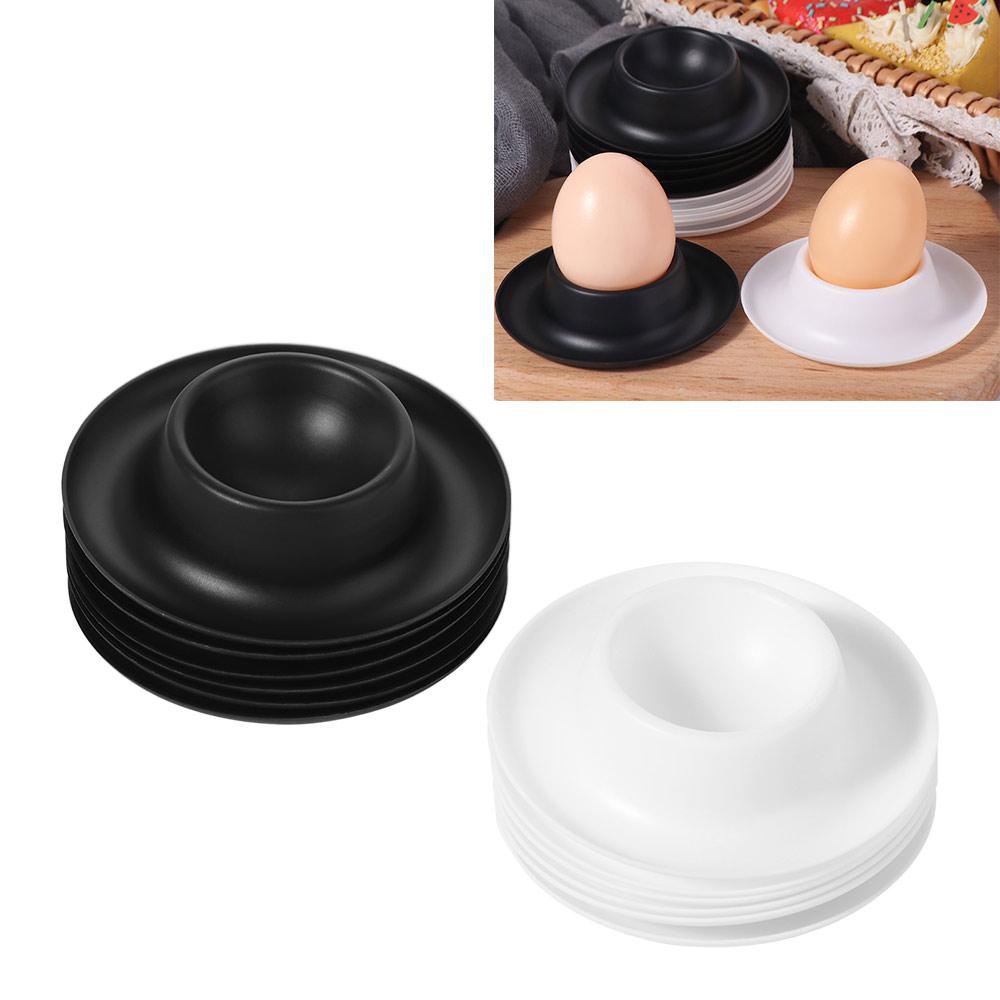 6Pcs Plastic Soft Boiled Egg Rack Creative Egg Storage Tray  Kitchen Storage Supplies