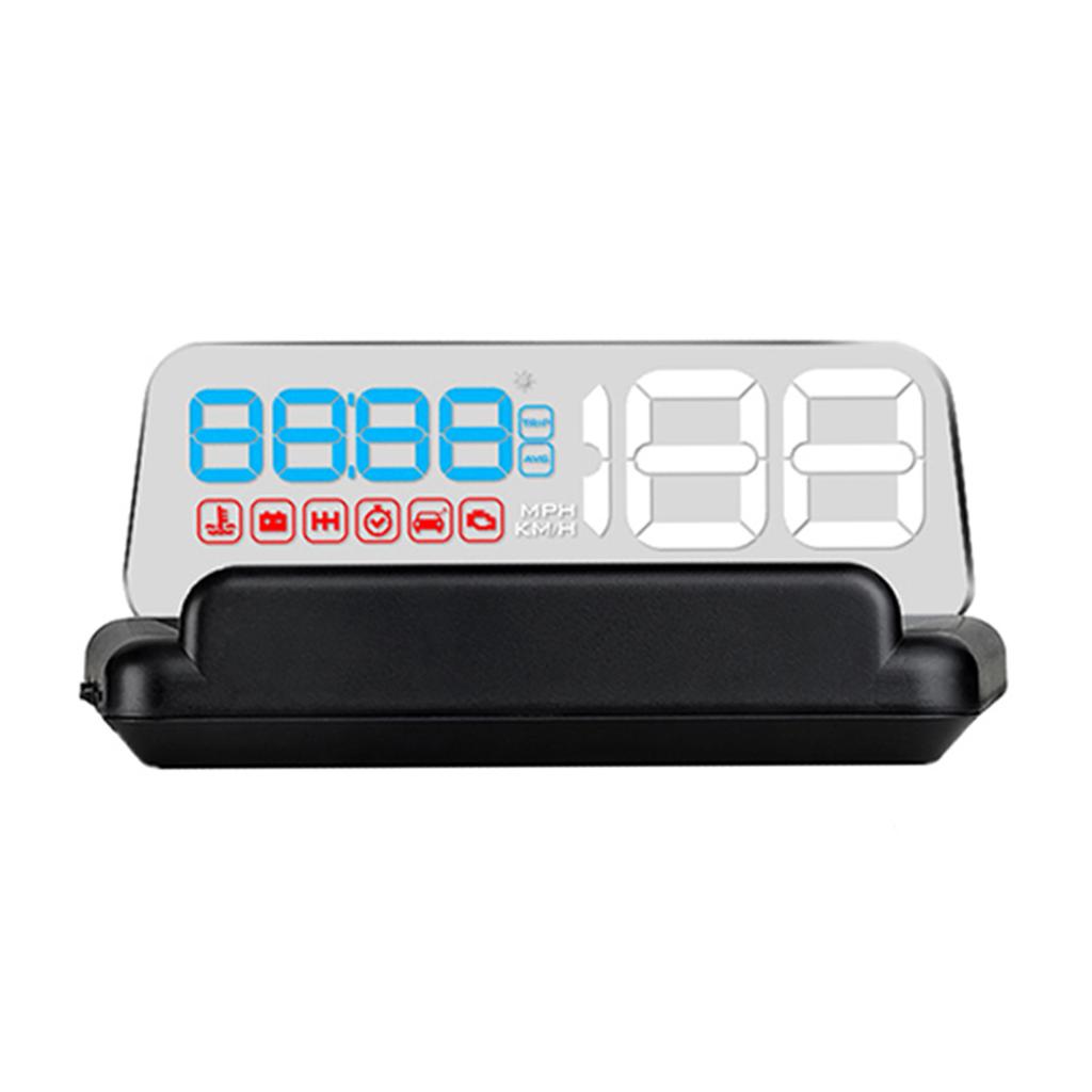 Car Head up display, Head Up Display High Definition Speedometer Car Diagnostic Tool OBD  Fault Code Elimination Safe