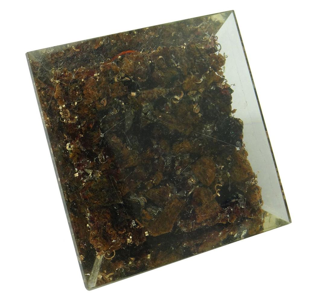 Harmonize Mahogany Obsidian Stone Pyramid Rekki Healing Crystal Chakra Balancing Therapy Energy