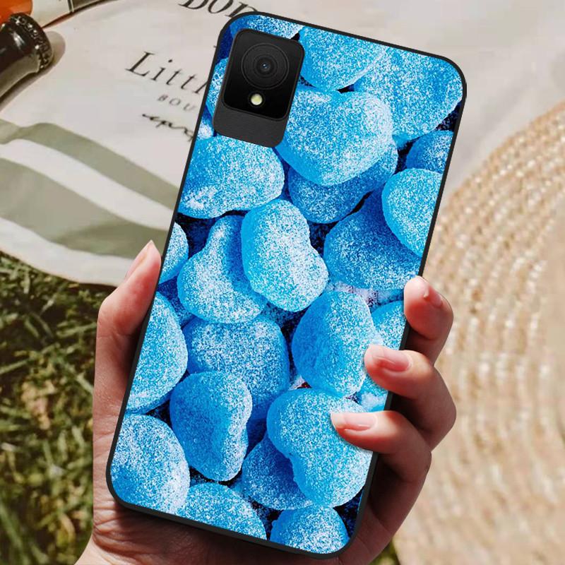 For TCL 502 Case Shockproof Soft Silicone TPU Bumper for TCL 502 Global Cover Cat Luxury  TCL502 Cute Cartoon Shell