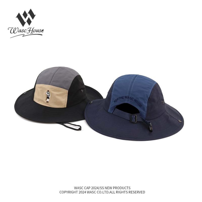 Outdoor Travel Sunscreen Quick-drying Breathable Mountaineering Hat Female Visor Hat Personalized Hipster Cartoon Embroidered Bucket Hat