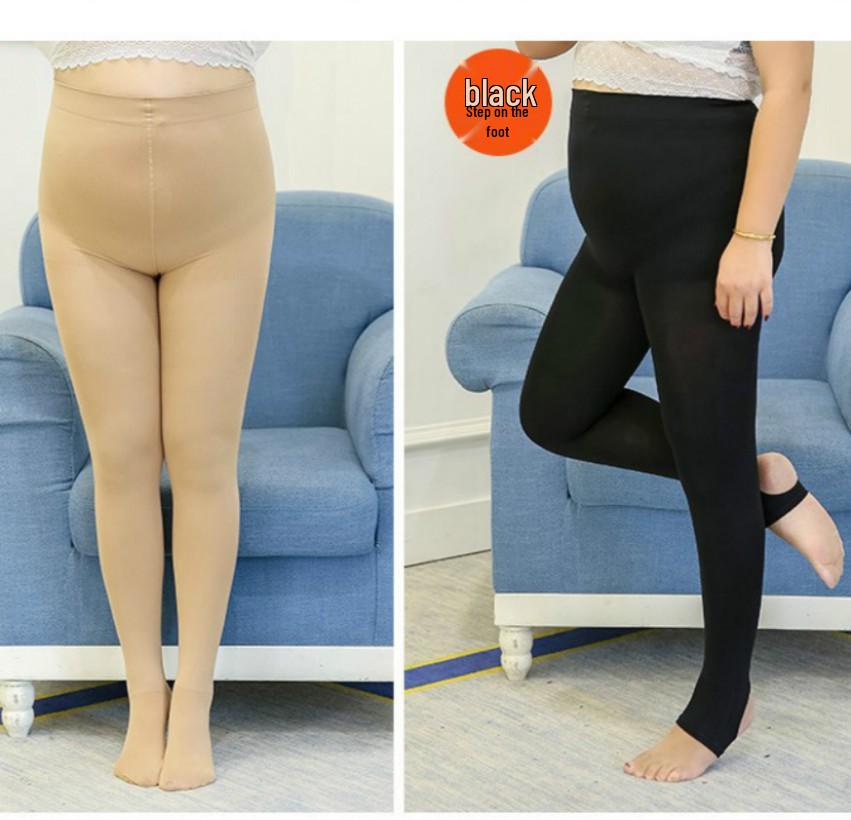 Plus Size Velvet Footed Leggings and Pantyhose for Women - Spring & Autumn