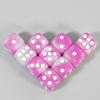 16mm Rounded Corner Dice 10pcs Mixing Colors Game Dice for Table Game Math Teching