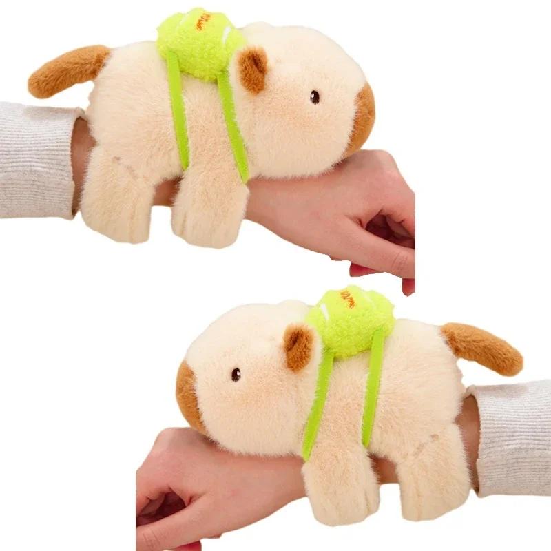 Cute Plush Doll Water Dolphin Doll Wrist Snap Ring Toy Plush Toy Capybara Toy Hand Ring Entertaining Pop Circles Kid Holiday Present Stuffed