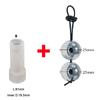 Male Heavy Weight Ball Stretcher Penis Extender Enlarger Ring Hanger Trainning with Glan Sleeve