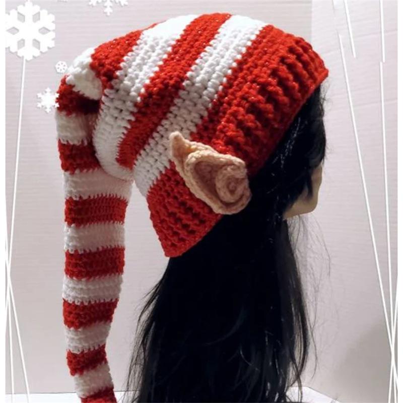 New Handmade Crocheted Unisex Pullover Hat, Fashionable Street Style Beanie Hat for Adults