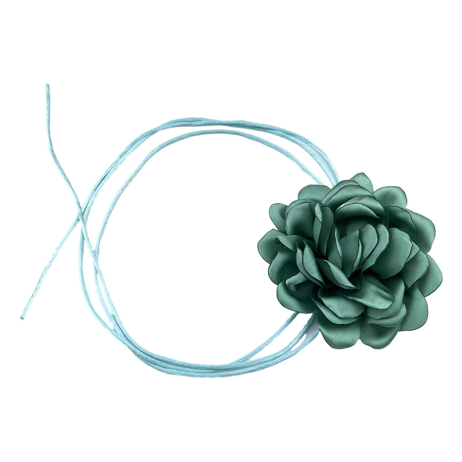 

Стильное ожерелье «Розовый цветок», имитация цветка, цепочка на шею для женщин и девушек, цепочка до ключиц, привлекательный чокер-аксессуар 3