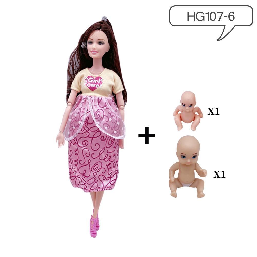 11.5 Inch Multi-functional Joint Pregnant with A Big Belly Will Give Birth To A Doll Barbie Doll Princess Girl