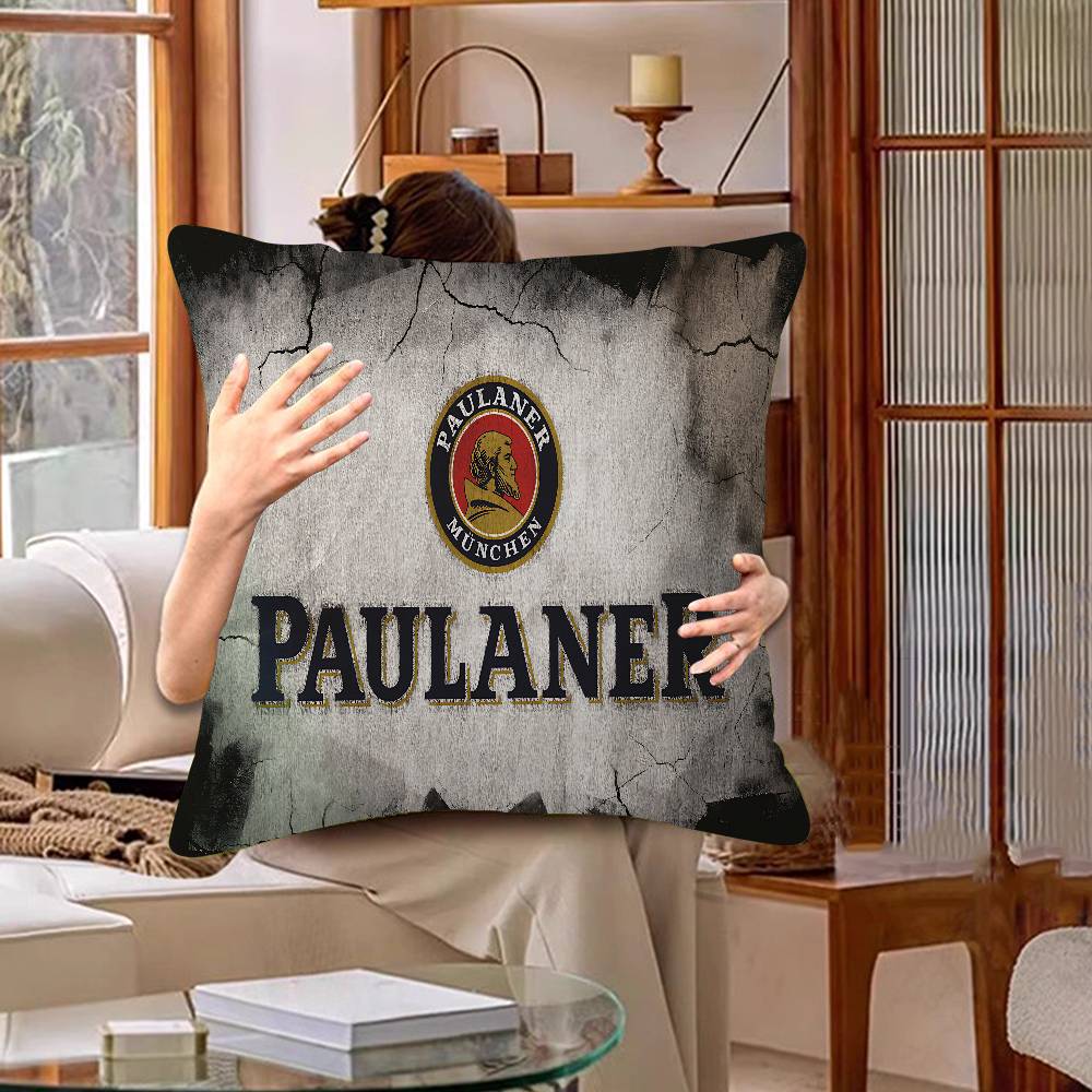 Deutsches Bier Paulaner Kissen Geschenk Heim Büro Dekoration Schlafzimmer Sofa Auto Kissenbezug Hülle 45x45