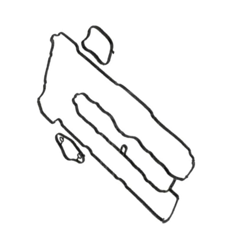 Oil Seal Kit Black Valve Cover Gasket Rubber Direct Replacement Easy Tallation Replacement Part Engine Repair