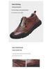 Herren Slip-On Freizeitschuhe Herbst 2025 - Weiche, Rutschfeste Sohle, Reißverschluss, Flacher Absatz, Atmungsaktiv