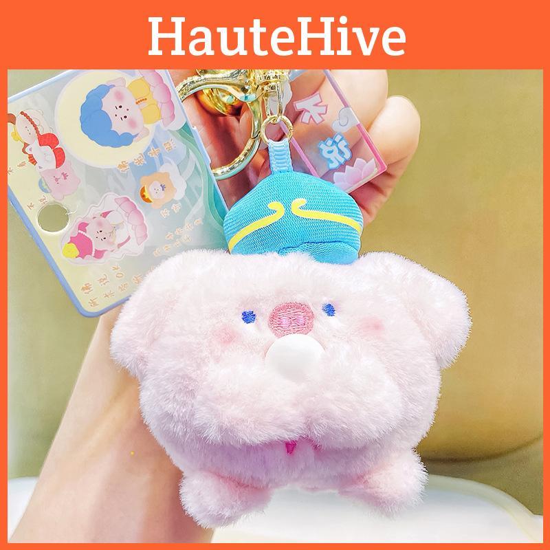 Series Cute Buddha Tang Seng And Companions Bubble Blowing Plush Gift Keychain