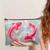 A Exquisite Fish Design Makeup Bag- Multifunctional Zipper Pouch, Jewelry Storage Bag, Perfect Travel Zipper Small Storage Bag.