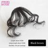 WTB Synthetic Roll Bangs Wig Piece Women's Natural Fluffy Seamless Wear Roll Bangs Wig
